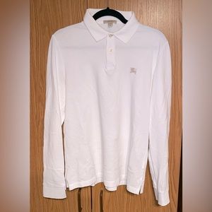 Burberry Long Sleeve Polo (Medium)